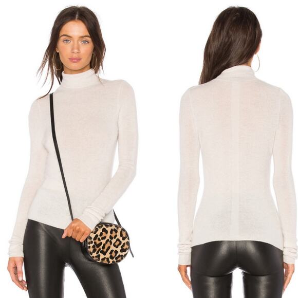360CASHMERE Jordan Turtleneck Sweater 100% Cashmere‎ in Lunar Minimalist Modest - Picture 1 of 7